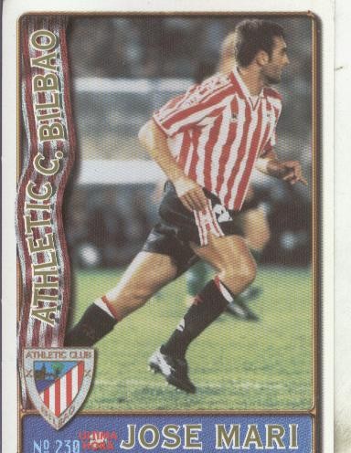 Cromos: Liga 1996/1997: Atletic Club: Jose Mari