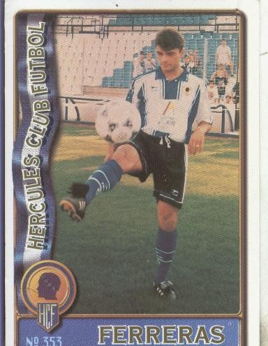 Cromos: Liga 1996/1997: Hercules: Ferreras