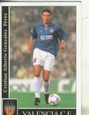 Cromos: Liga 2002: Valencia: Kily Gonzalez