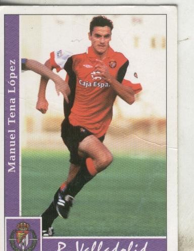 Cromos: Liga 2002: R.Valladolid: Tena