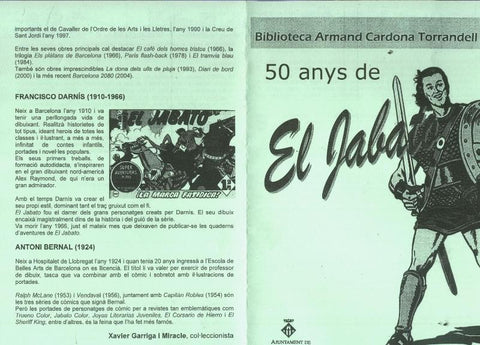 Biblioteca Armand Cardona Torrandell: 50 anys de El Jabato