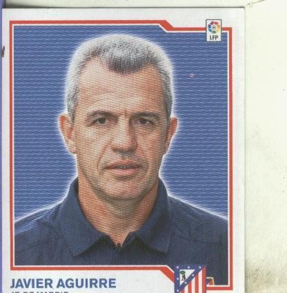 Cromo: Liga 07-08: entrenador Javier Aguirre