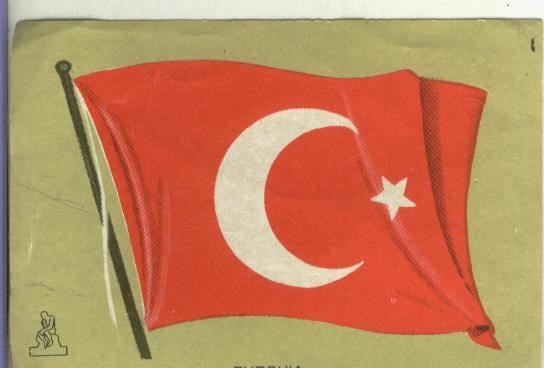 Cromo: Banderas del Mundo: Turquia
