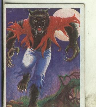 Cromo: Monstruos numero 08: el hombre lobo