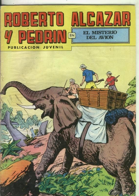 Roberto Alcazar y Pedrin color, numero 143: El misterio del avion