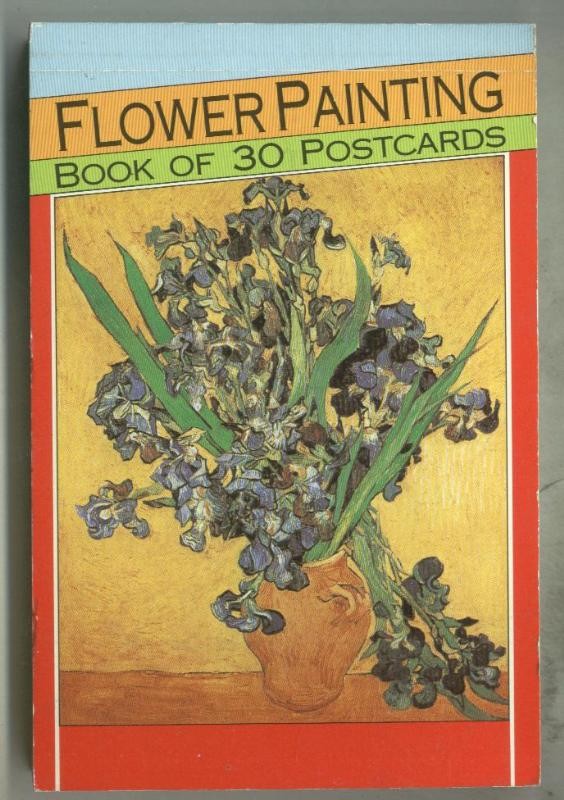 Postal : Flower Painting, a book of 30 postcards