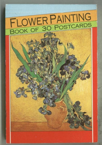 Postal : Flower Painting, a book of 30 postcards