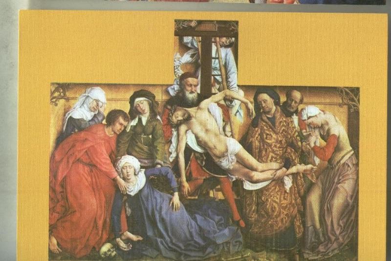 Postal : Weyden-escuela flamenca: el descendimiento