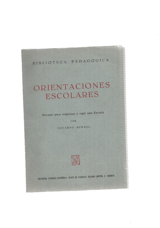 Orientaciones escolares