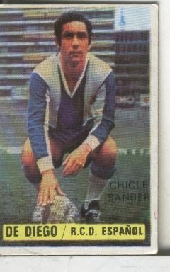 Cromos: Chicle Sanber: liga 74-75: De Deigo del Español