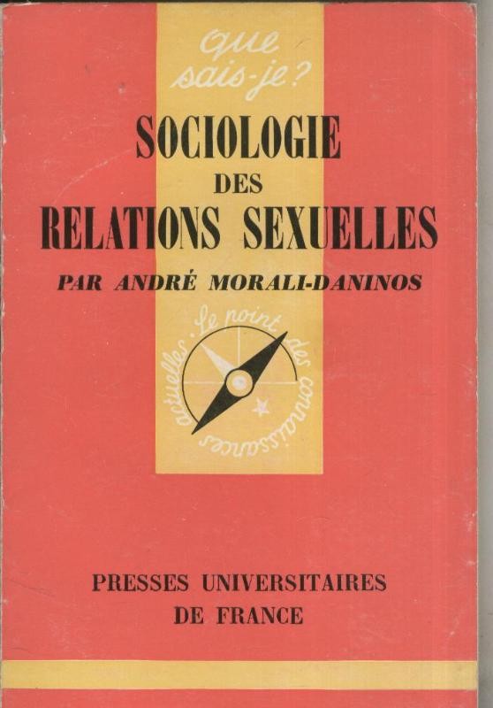Sociologie des relations sexuelles