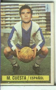Cromos Ediciones Este: Liga 74-75: M.Cuesta del R.C.D.Español