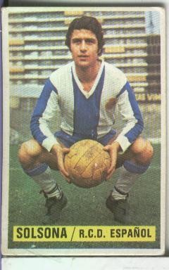 Cromos Ediciones Este: Liga 74-75: Solsona del R.C.D.Español