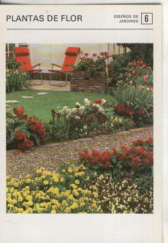 Postal-Ficha Jardineria numero 06: Plantas de flor