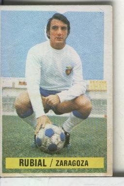 Cromos Ediciones Este: Liga 74-75: Rubial del Zaragoza