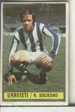 Cromos Ediciones Este: Liga 74-75: Urreisti de la Real Sociedad
