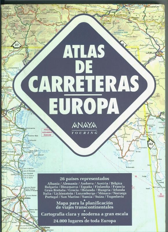 Atlas de carreteras Europa