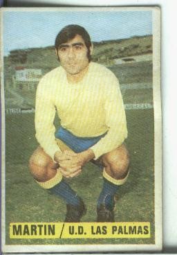 Cromos Ediciones Este: Liga 74-75: Martin de la U:D.Las Palmas