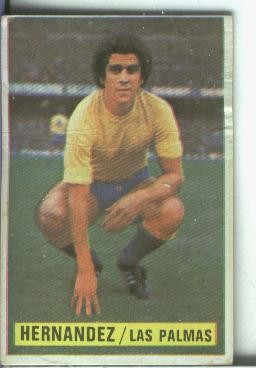 Cromos Ediciones Este: Liga 74-75: Hernandez de la U:D.Las Palmas