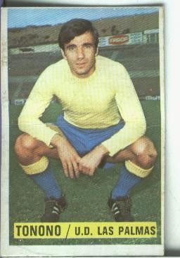 Cromos Ediciones Este: Liga 74-75: Tonono de la U:D.Las Palmas