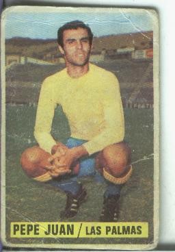 Cromos Ediciones Este: Liga 74-75: Pepe Juan de la U:D.Las Palmas