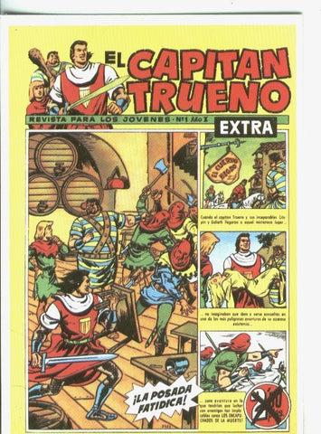 Postal-Ficha: El Capitan Trueno Extra