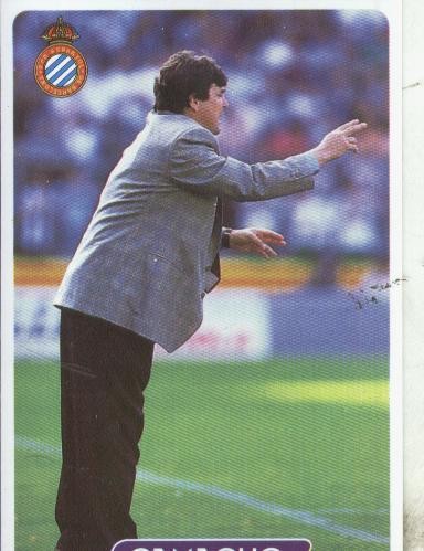 Cromos: Super Futbol liga 96: R.C.D.Espanyol: Camacho (entrenador)