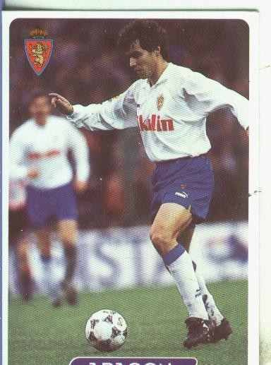 Cromos: Super Futbol liga 96: R.Zaragoza C.D: Aragon
