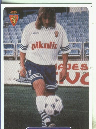 Cromos: Super Futbol liga 96: R.Zaragoza C.D: Paqui