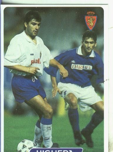 Cromos: Super Futbol liga 96: R.Zaragoza C.D: Higuera