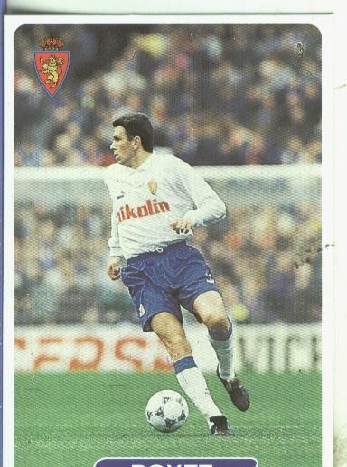 Cromos: Super Futbol liga 96: R.Zaragoza C.D: Poyet