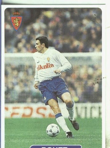 Cromos: Super Futbol liga 96: R.Zaragoza C.D: Poyet