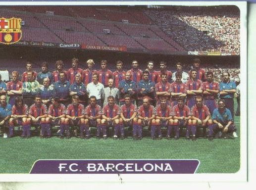 Cromos: Super Futbol liga 96: F.C.Barcelona: Plantilla 