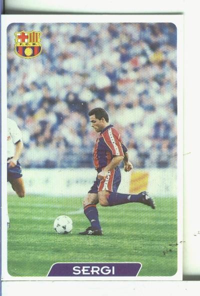 Cromos: Super Futbol liga 96: F.C.Barcelona: Sergi