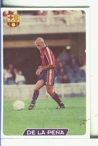 Cromos: Super Futbol liga 96: F.C.Barcelona: De la Peña