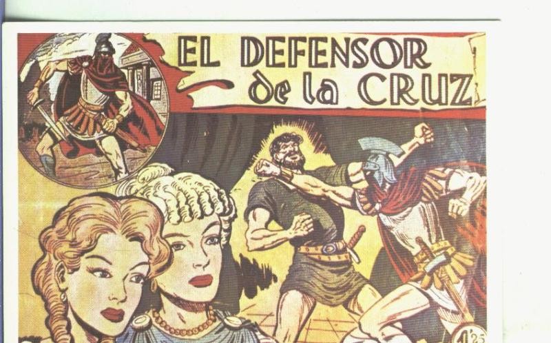 Postal-Ficha: El Defensor de la Cruz