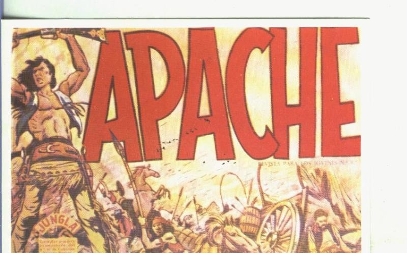 Postal-Ficha: Apache primera serie