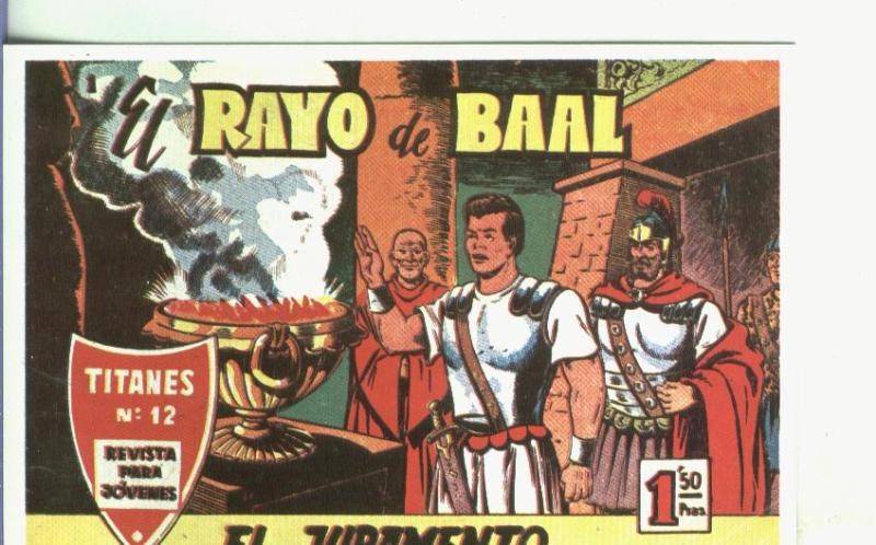 Postal-Ficha: El Rayo de Baal