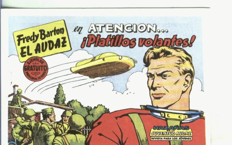 Postal-Ficha: Fredy Barton el audaz