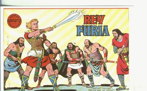Postal-Ficha: Rey Furia