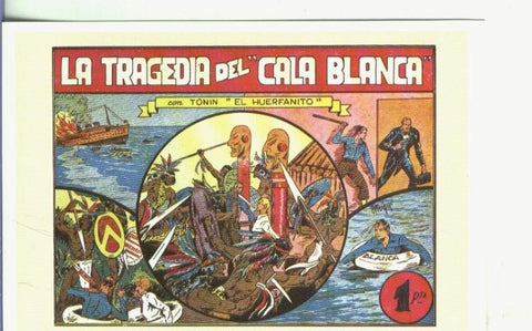 Postal-Ficha: Tonin el Huerfanito
