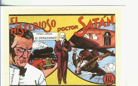 Postal-Ficha: El Misterioso Dr.Satan