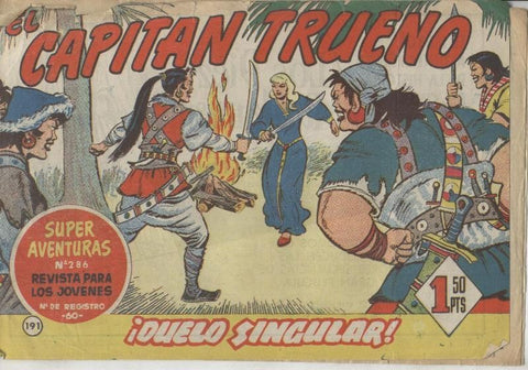 El Capitan Trueno original numero 191