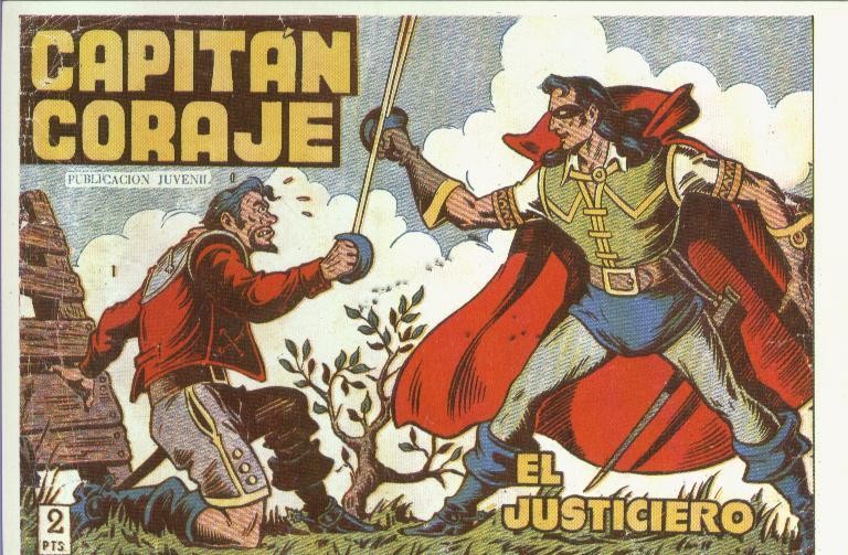 Postal-Ficha: El Capitan Coraje, segunda serie