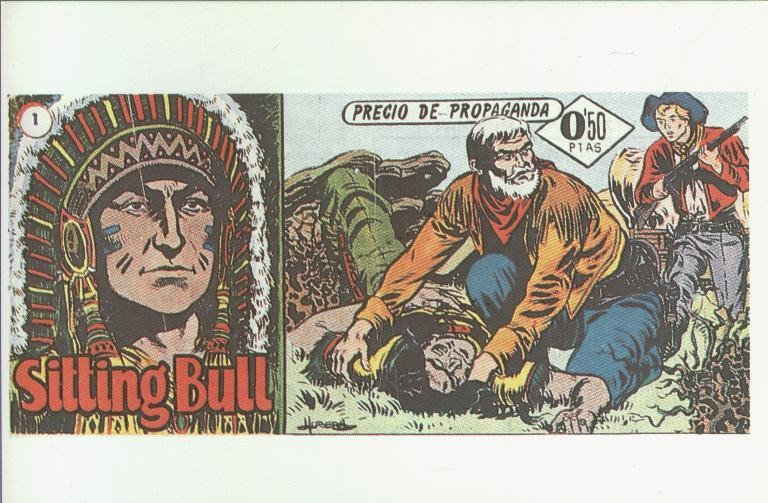 Postal-Ficha: Sitting Bull