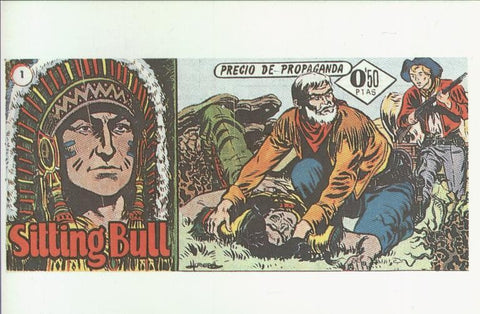 Postal-Ficha: Sitting Bull