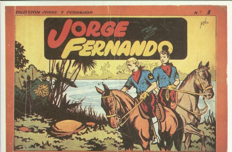 Postal-Ficha: Jorge y Fernando-album
