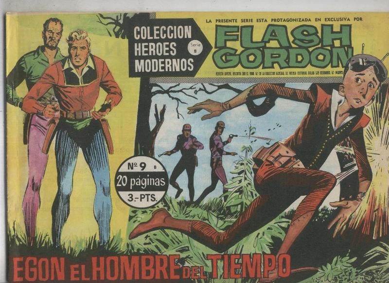 Heroes Modernos Flash Gordon serie B numero 09 (numerado 1 en trasera)