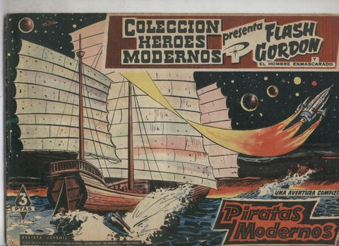 Flash Gordon-Heroes Modernos edicion 1958 numero 14: Piratas modernos