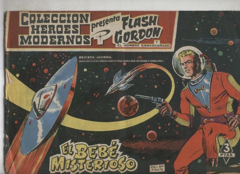 Flash Gordon-Heroes Modernos edicion 1958 numero 21: El bebe misterioso